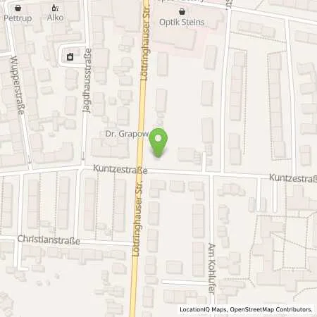 Standortübersicht der Tankstelle Dortmunder Energie- und Wasserversorgung GmbH in 44225 Dortmund