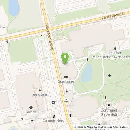 Standortübersicht der Tankstelle innogy eMobility Solutions GmbH in 44227 Dortmund