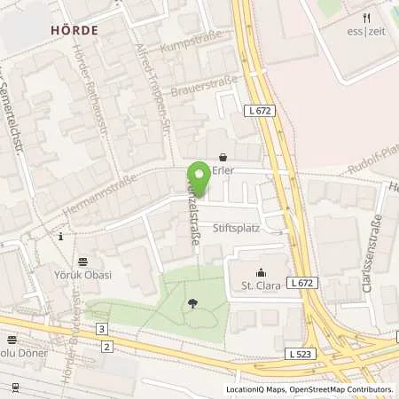 Standortübersicht der Tankstelle innogy eMobility Solutions GmbH in 44263 Dortmund