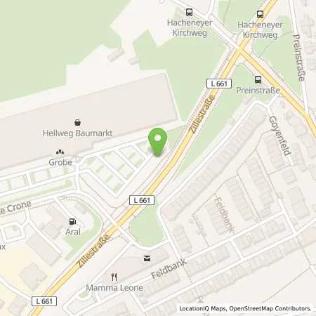 Standortübersicht der Tankstelle EnBW mobility+ AG und Co.KG in 44265 Dortmund