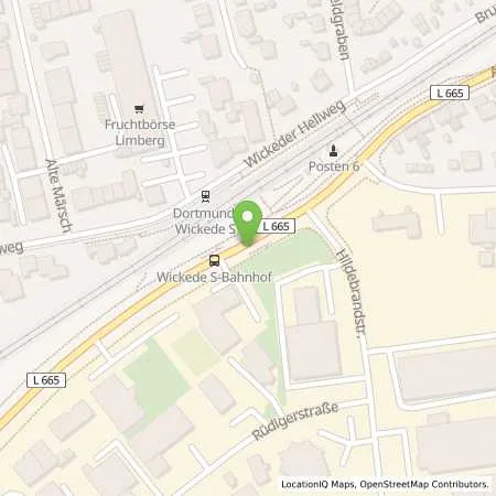 Standortübersicht der Tankstelle innogy eMobility Solutions GmbH in 44319 Dortmund