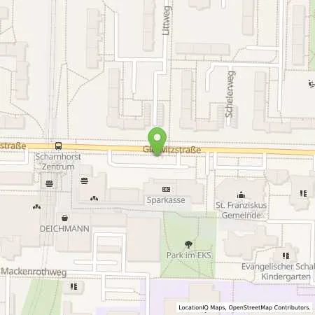 Standortübersicht der Tankstelle innogy eMobility Solutions GmbH in 44328 Dortmund