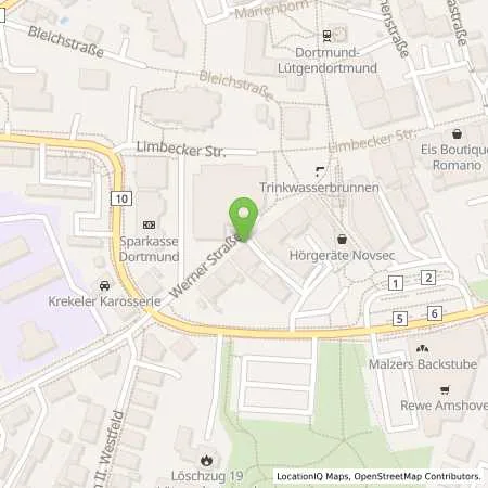 Standortübersicht der Tankstelle innogy eMobility Solutions GmbH in 44388 Dortmund