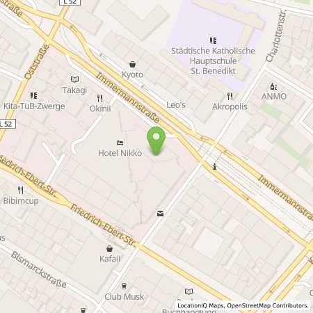 Standortübersicht der Tankstelle APCOA PARKING Deutschland GmbH in 40210 Düsseldorf