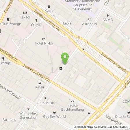 Standortübersicht der Tankstelle Charge-ON in 40210 Düsseldorf