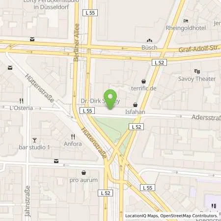 Standortübersicht der Tankstelle Stadtwerke Düsseldorf AG in 40215 Düsseldorf