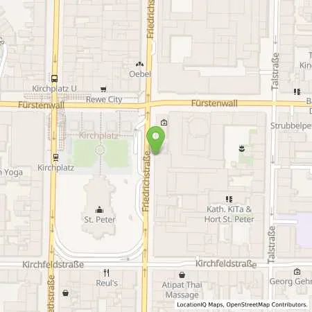 Standortübersicht der Tankstelle Stadtwerke Düsseldorf AG in 40217 Düsseldorf