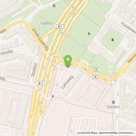 Standortübersicht der Tankstelle Stadtwerke Düsseldorf AG in 40219 Düsseldorf