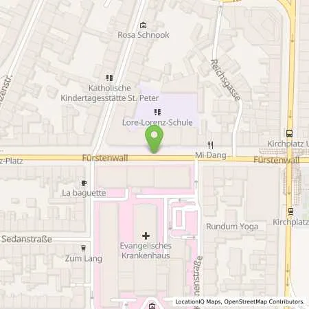 Standortübersicht der Tankstelle Stadtwerke Düsseldorf AG in 40219 Düsseldorf