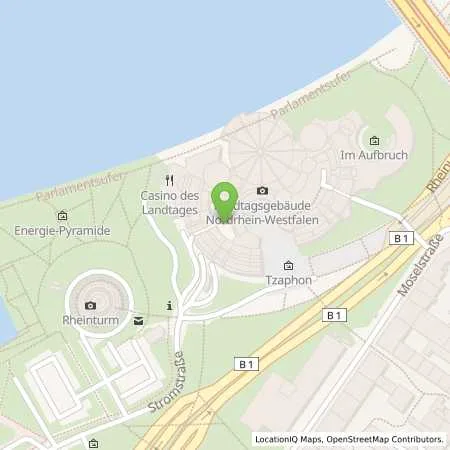 Standortübersicht der Tankstelle Stadtwerke Düsseldorf AG in 40221 Düsseldorf