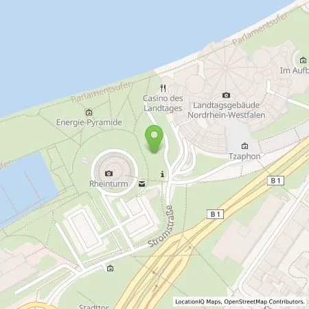 Standortübersicht der Tankstelle Stadtwerke Düsseldorf AG in 40221 Düsseldorf