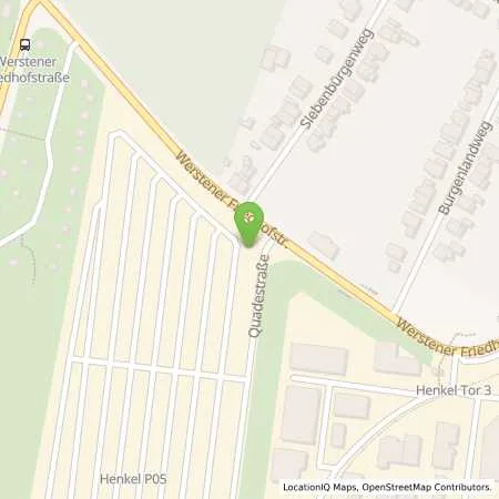 Standortübersicht der Tankstelle Stadtwerke Düsseldorf AG in 40221 Düsseldorf