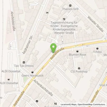 Standortübersicht der Tankstelle Stadtwerke Düsseldorf AG in 40237 Düsseldorf