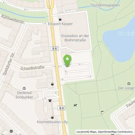 Standortübersicht der Tankstelle Stadtwerke Düsseldorf AG in 40239 Düsseldorf