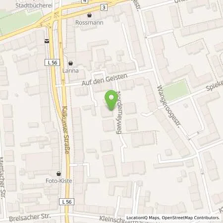 Standortübersicht der Tankstelle Stadtwerke Düsseldorf AG in 40468 Düsseldorf