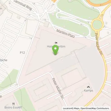 Standortübersicht der Tankstelle MARITIM Hotelgesellschaft mbH in 40474 Düsseldorf