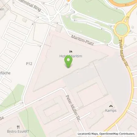 Standortübersicht der Tankstelle MARITIM Hotelgesellschaft mbH in 40474 Düsseldorf