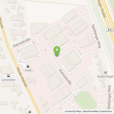 Standortübersicht der Tankstelle Autihaus Moll GmbH & Co. KG in 40474 Düsseldorf