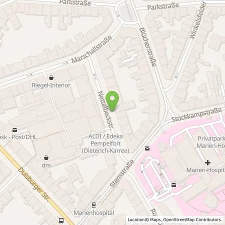 Standortübersicht der Tankstelle Stadtwerke Düsseldorf AG in 40477 Düsseldorf