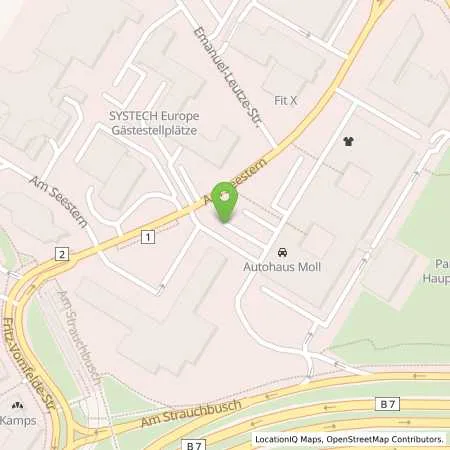 Standortübersicht der Tankstelle Stadtwerke Düsseldorf AG in 40547 Düsseldorf