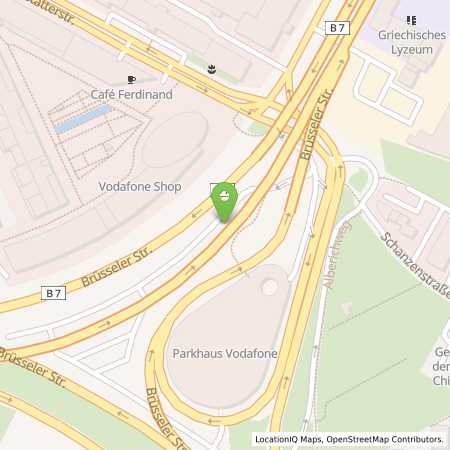 Standortübersicht der Strom (Elektro) Tankstelle: Stadtwerke Düsseldorf AG in 40549, Dsseldorf
