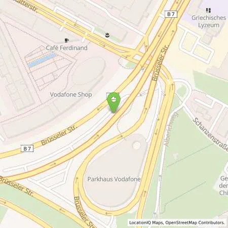 Standortübersicht der Tankstelle Stadtwerke Düsseldorf AG in 40549 Düsseldorf