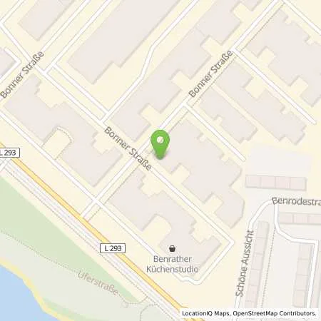 Standortübersicht der Tankstelle Stadtwerke Düsseldorf AG in 40589 Düsseldorf