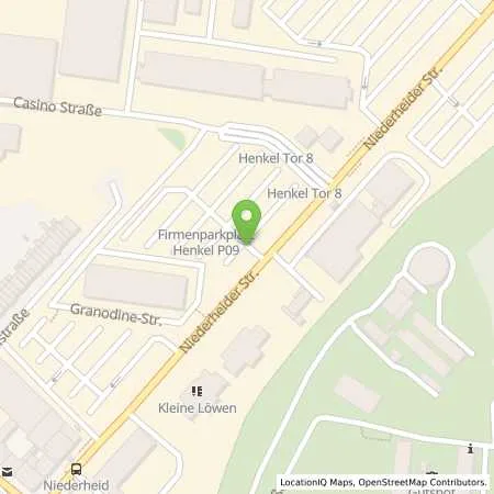 Standortübersicht der Tankstelle Stadtwerke Düsseldorf AG in 40589 Düsseldorf