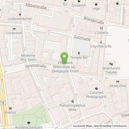 Standortübersicht der Tankstelle innogy SE in 45127 Essen