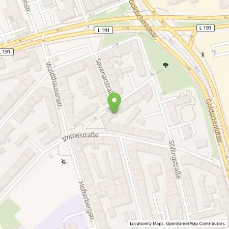 Standortübersicht der Tankstelle innogy SE in 45127 Essen