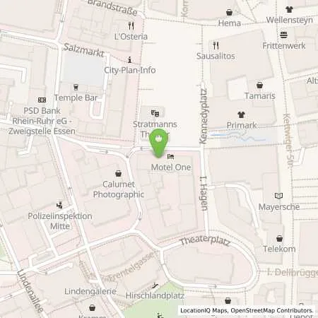 Standortübersicht der Tankstelle innogy eMobility Solutions GmbH in 45127 Essen