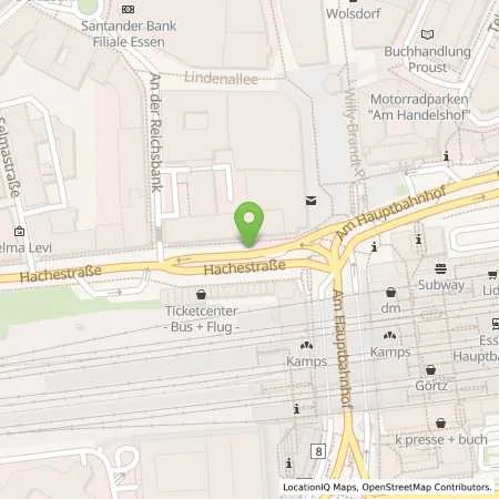 Standortübersicht der Tankstelle innogy eMobility Solutions GmbH in 45127 Essen