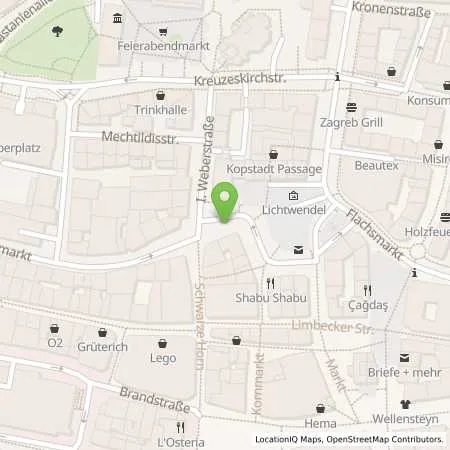 Standortübersicht der Tankstelle innogy eMobility Solutions GmbH in 45127 Essen