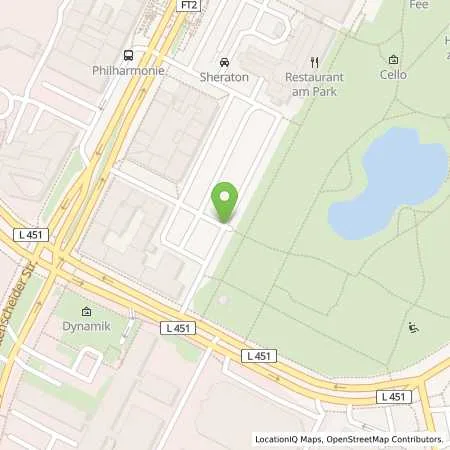 Standortübersicht der Tankstelle innogy SE in 45128 Essen