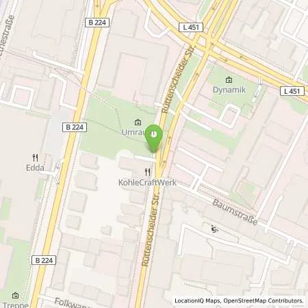 Standortübersicht der Tankstelle Allego GmbH in 45128 Essen