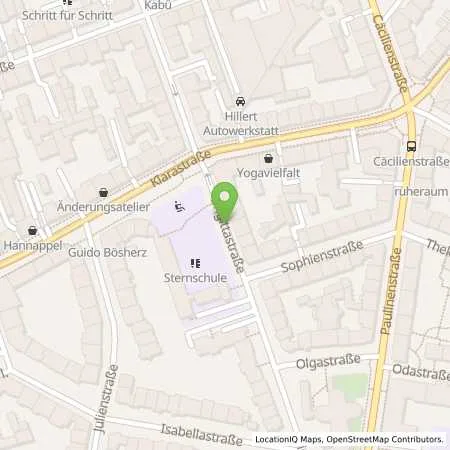 Standortübersicht der Tankstelle innogy SE in 45130 Essen