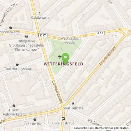 Standortübersicht der Tankstelle innogy SE in 45130 Essen