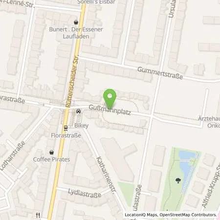 Standortübersicht der Tankstelle innogy SE in 45131 Essen