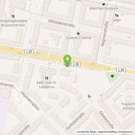 Standortübersicht der Tankstelle innogy SE in 45131 Essen