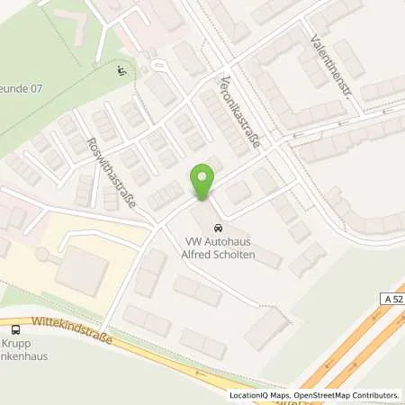 Standortübersicht der Tankstelle Alfred Scholten GmbH in 45131 Essen