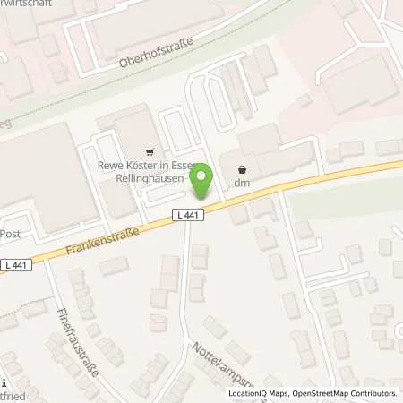 Standortübersicht der Tankstelle Allego GmbH in 45134 Essen