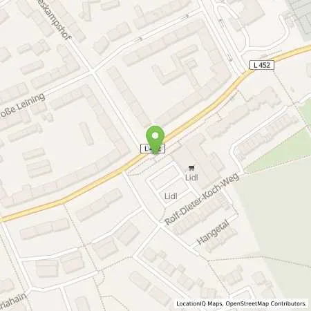 Standortübersicht der Tankstelle innogy SE in 45136 Essen