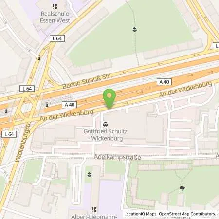 Standortübersicht der Tankstelle innogy SE in 45138 Essen