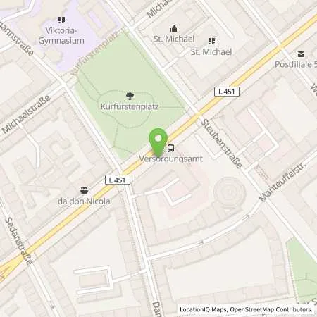 Standortübersicht der Tankstelle innogy SE in 45138 Essen