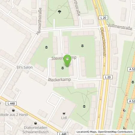 Standortübersicht der Tankstelle innogy SE in 45138 Essen