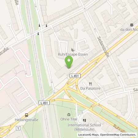 Standortübersicht der Tankstelle innogy SE in 45138 Essen