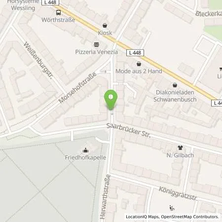 Standortübersicht der Tankstelle innogy SE in 45138 Essen