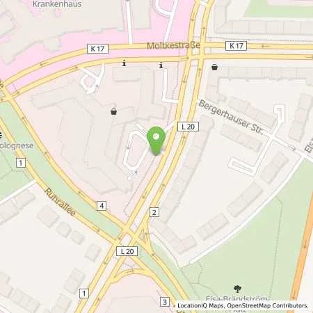 Standortübersicht der Tankstelle Allego GmbH in 45138 Essen