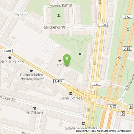 Standortübersicht der Tankstelle Lidl Dienstleistung GmbH & Co. KG in 45138 Essen