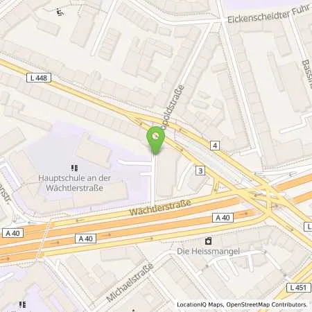 Standortübersicht der Tankstelle Allego GmbH in 45139 Essen